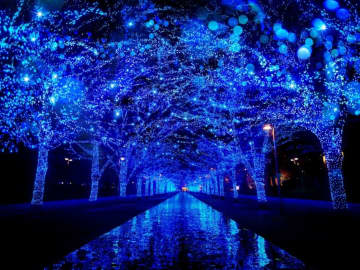 渋谷イルミ「青の洞窟 SHIBUYA」、2025年はスノーマンがテーマ。12月4日から点灯