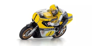 ドライバー人形が動くリアルな挙動、京商RCバイク「1/8 EP バイク ハングオンレーサー シリーズ YAMAHA YZR500 1978 キット」11月発売