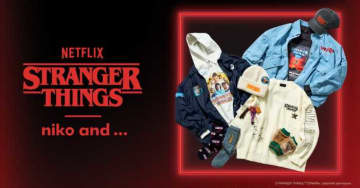 niko and …の魅力炸裂♡レトロポップな“ストレンジャー・シングス”コラボが登場