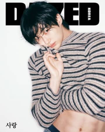 ビョン・ウソク、鍛え上げられた腹筋をチラ見せ…グラビアでセクシーな魅力を披露