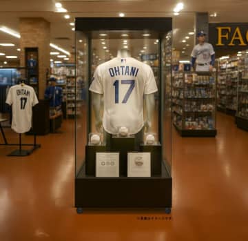 「ベースボールフィールド トゥ フューチャー」が貴重な大谷選手グッズを展示！その場で購入も可能に