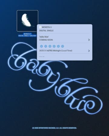 「MONSTA X」、アメリカ活動の新曲「Baby Blue」14日リリース