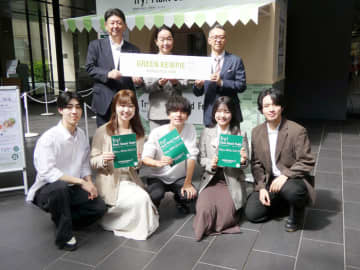 PBFブランド「GREEN KEWPIE」を学内でPR キユーピー×青学大 学生のマーケティング案を実装