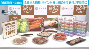 ふるさと納税 寄付件数が前年比5倍以上に ポイント廃止前の駆け込みで