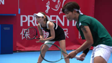 WTAツアーで小堀・プリプシュ準優勝