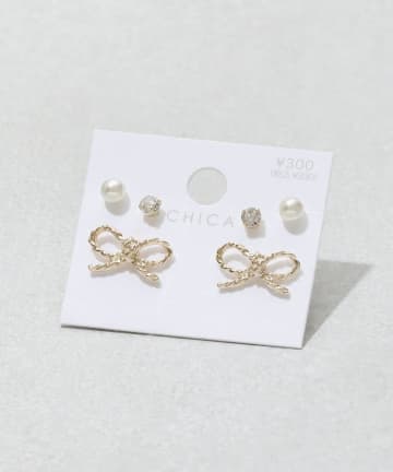 ＜6個セットで330円！＞【3COINS】完売前にゲットしたい！「コスパ最強ピアス」