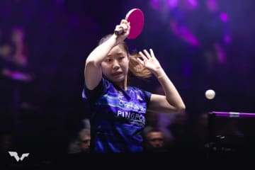 第1シードの張本美和 ストレートで初戦突破！ アメリカのエースを圧倒【卓球 WTTフランクフルト】