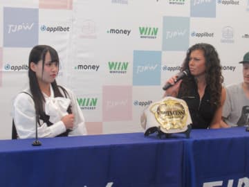 【東京女子】“究極の女戦士”J-RODが渡辺未詩の持つプリプリ王座獲り宣言！「このベルトを米国に持って帰る」