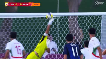 超反応！アメリカ育ちの日本代表GK、圧巻セーブが話題 弾丸ミドルを右手一本で弾いた瞬間「村松くんナイスセーブ」【U-17W杯】