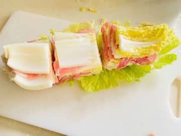 白菜と豚肉のミルフィーユ