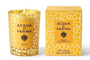 アクア ディ パルマ25年クリスマスコフレ、”冬のスイーツ”着想のキャンドル＆ディフューザー