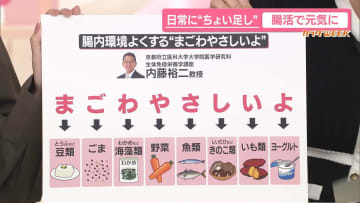 【カラダWEEK】腸から元気に！　「まごわやさしいよ」腸活の“合言葉”