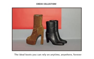 このブーツは理想的「疲れずにスタイルUP」いつまでも履き回せる新名品
