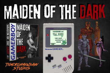 ゲームボーイ向け新作アクションゲーム『Maiden of the Dark』クラファン開始！
