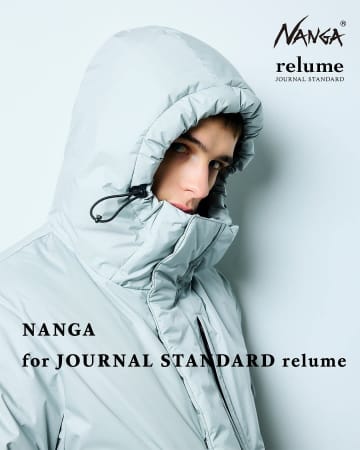 悪天候も真冬の寒さも完全ブロック！relume × NANGAが最強コラボダウンを11月中旬発売！防水透湿「AURORA-TEX®」×700FPダウン搭載！