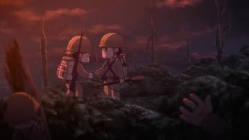 アメリカ軍からの激しい銃撃を受ける日本軍、激戦の戦闘描写や熱き友情まで『ペリリュー ー楽園のゲルニカー』場面写真