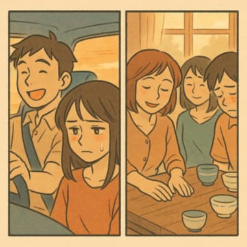 「お前の実家って貧乏くさいよね」と悪気なく言う夫、数日後、義母が実家に来てまさかの結末に【短編小説】