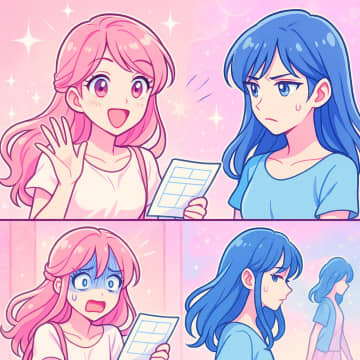 「うちの子、成績トップで優秀なの」マウントを取るママ友。通知表に書かれた一言に顔色が一変【短編小説】