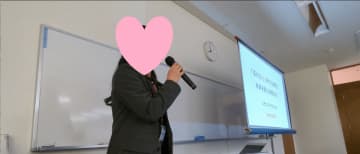 記憶の定着をサポートする付箋「エビングハウスフセン」の開発者・樫原優衣が洛南高等学校の高校1年生約130人を対象に講演会を実施　講演のテーマ「忘れない」を叶える発明と、未来を変える探究の力