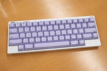「藤」をイメージした“HHKB Professional”シリーズ用キートップ