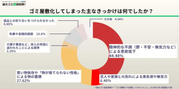 「粗大ゴミ回収隊」の調査結果から見えるゴミ屋敷化の原因と対策