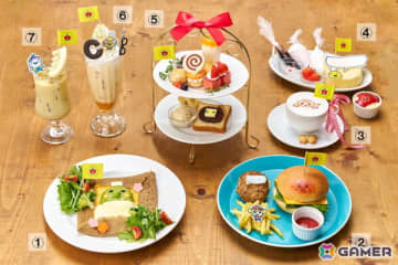 「たまごっちのプチプチおみせっち」シリーズとカプコンカフェ池袋店＆梅田店のコラボメニューが公開！