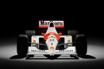 アイルトン・セナ、最初のブラジルGP優勝車『マクラーレンMP4／6』シャシーNo.1がオークションへ