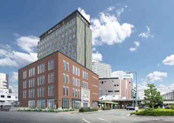 「アパホテル〈草津駅前〉」2027年秋開業予定。全165室で滋賀県「草津駅」西口に隣接