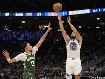 キャリア8度目…ステフィン・カリーがシーズン最初の7戦で30本の3ポイントを成功