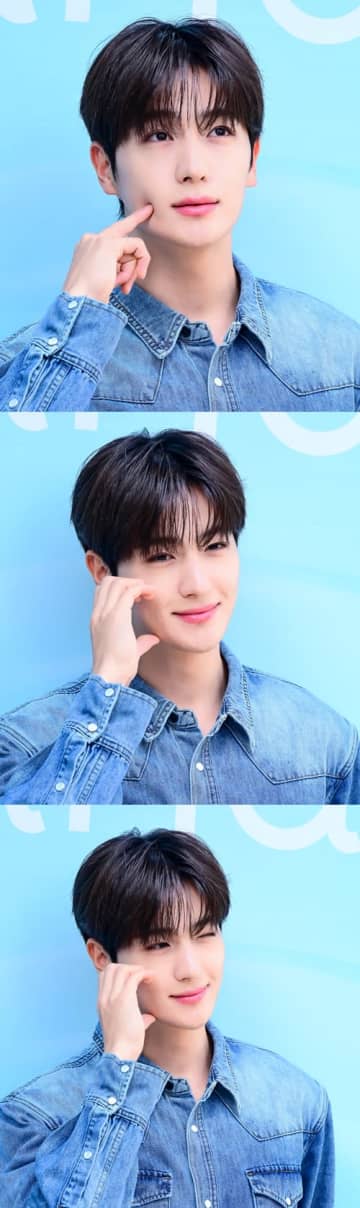 THE BOYZ・ヒョンジェ、爽やかデニムルックでイベントに登場！愛嬌満点ビジュアルで魅了【PHOTO】