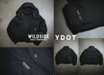 黒に秘めたる最強機能！WILDSIDE YOHJI YAMAMOTOが機能美ブランド〈YDOT〉と初コラボ！ステッチレスのスペシャルダウンを11月12日発売！