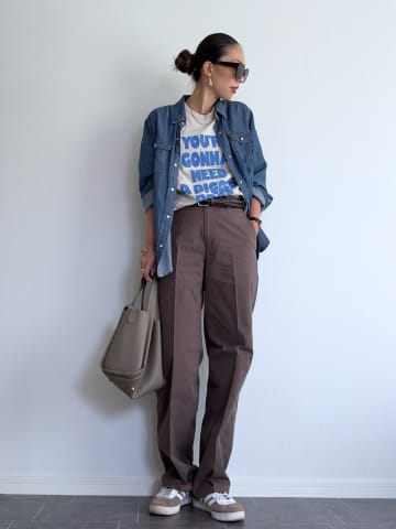 その穿き方もう古いかも！【ユニクロ】40・50代こそ試して♡「チノパンコーデ」