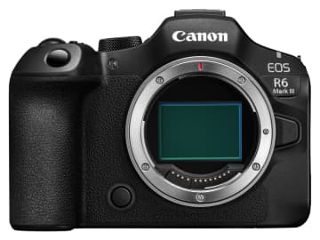 キヤノンのスタンダードフルサイズ機が高画素化／バッファ強化した「EOS R6 Mark III」が発表　プリ連続撮影機能や登録人物優先AFも搭載　CFexpress Type Bカード対応