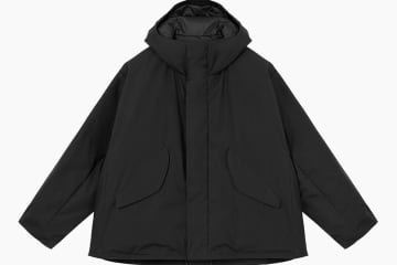 ラッド ミュージシャン×ザンターの超軽量ダウンジャケット、ミニマルなボックスシルエット