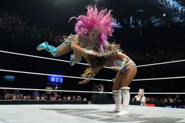 【ＡＥＷ】白川未奈　超危険なチーム対抗戦「ブラッド＆ガッツ」に抜てき！　メーガンには惜敗も