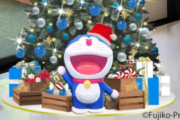藤子・F・不二雄ミュージアムのクリスマスイベント、「ドラえもん」クリスマスまんがの原画展示やツリー