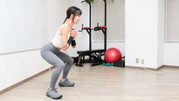 基本のスクワット6メニュー。ジャンプ禁止の8分間（週2回）