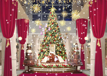 地下街に雪が舞う！ディアモール大阪のクリスマス点灯式にpecoさん登場！30周年＆「くるみ割り人形」がテーマの幻想ツリーが11月15日点灯！