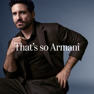 アルマーニの「クラシック」が進化！新キャンペーン“That's so Armani”に俳優エドガー・ラミレスが登場！世代とジェンダーを超えた普遍的エレガンスを再解釈！