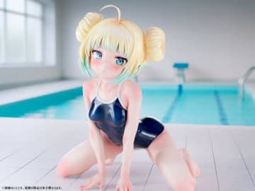 スク水で上目遣いはズルいよ…！オリジナルフィギュア「水名瀬すい」が1/5スケールフィギュアで登場