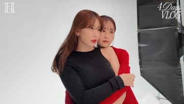 小嶋陽菜、前田敦子とのコラボ撮影で美脚披露　“にゃんあつ”レアショット連発に「エモいこれは流石に泣く」