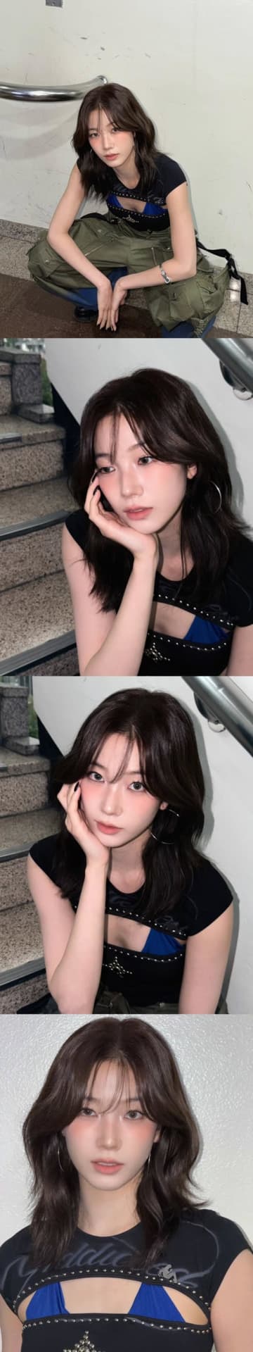 そんなところ開いてていいの？LE SSERAFIM・カズハ、大胆カットアウト衣装に視線釘付け！「やばい」【PHOTO】