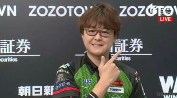 石井一馬、三つ巴の激熱オーラス制し個人4勝目！エースとしてチームをけん引する覚悟「ポイントを積み重ねられるように頑張っていきます！」/麻雀・Mリーグ