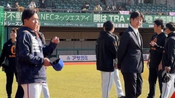 【巨人】育成5位指名のオイシックス知念大成がキャンプ合流 「プロになりたいという思いの強さは一番」