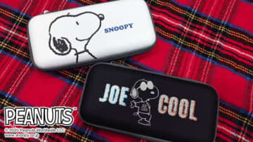 タイプツー、スヌーピーデザインのSwitch2用ポーチを11月下旬発売デザインは「フェイス」と「JOE COOL」の2種