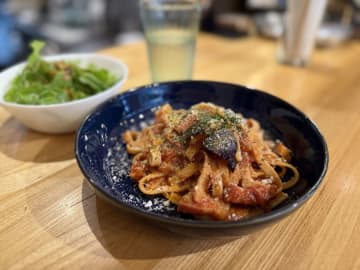 桜木町カフェ巡り。もっちりパスタとふんわりシフォンはいかが？「Ωカフェ（オーカフェ）」