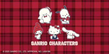 ユニクロ、新作「サンリオ」ラウンジウェアは11月21日発売。冬の上下セットで“バーシティスタイル”