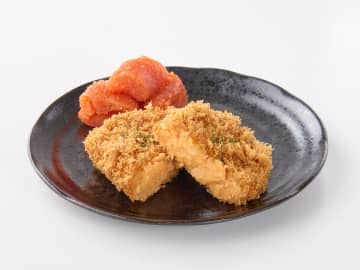 まい泉、北海道産男爵いものホクホクと明太子のプチプチがおいしい「博多明太じゃがコロッケ」限定発売