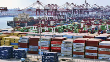 中国、10月輸出1.1％減　マイナスは8カ月ぶり