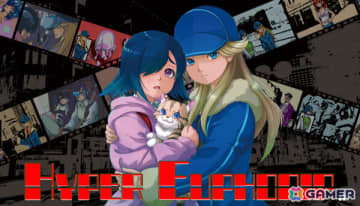80年代後半の作品を彷彿とさせるコマンド選択型ADV「ハイパー・ユーフォリア」が2025年春頃に発売！超能力を持つ二人の少女が殺人事件に挑む